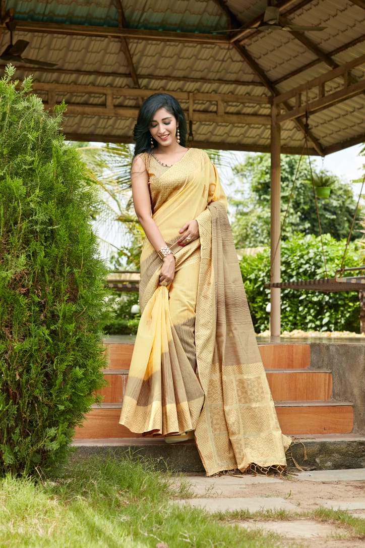 Rajyog Paridhan Silk Pure Cotton Silk Designer Party Wear Saree Collection at Wholesale Price
